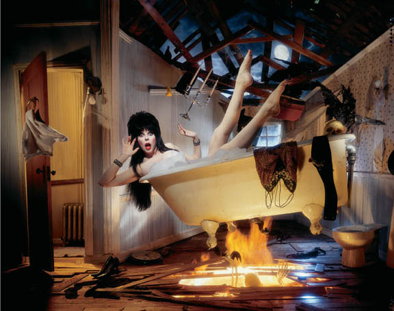 Funny Photo of Elvira