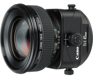 canon 45mm tilt shift lens