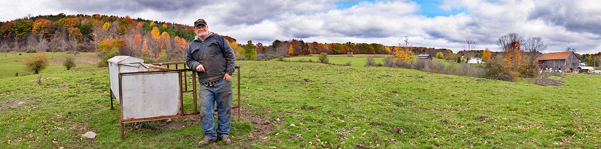 NY Farmer Panoramic Portraits The Slanted Lens