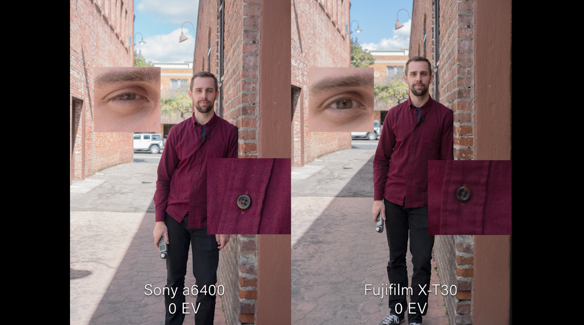 Sony 6400 vs Fuji X-T30  Hands-on Mirrorless Camera Comparison - The  Slanted Lens